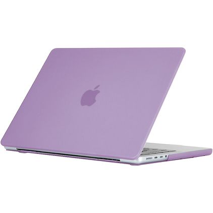 Mobigear Matte MacBook Pro 14 tuuman (2021-2026) Kova MacBook-suojakuori - Violetti - Malli A2442 / A2779 / A2918 / A2992 / A3401 / A3112 / A3434 / A3427 / A3426