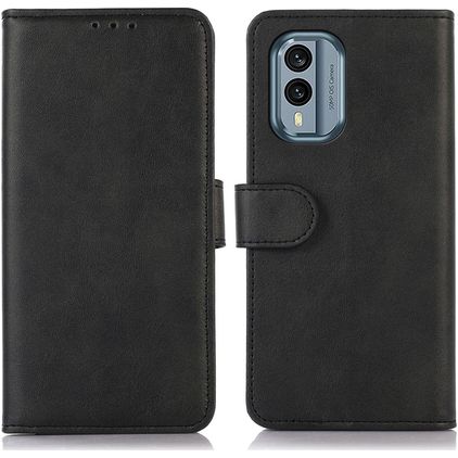 Mobigear Wallet Nokia X30 Plånboksfodral med sedelfack - Svart