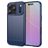 Mobigear Brushed Slim iPhone 18 Pro TPU flexível Capa traseira - Azul
