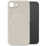 My Style Protective Flex iPhone 16e MagSafe TPU flexível Capa traseira - Antique White