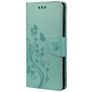 Mobigear Flowers Xiaomi Redmi Note 10 5G Funda tipo libro Cartera - Verde