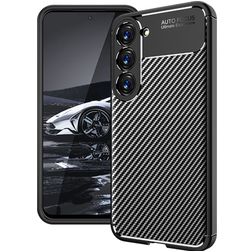 Mobigear Racing Samsung Galaxy S23 Elastyczne TPU Etui plecki - Czarny