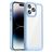 Mobigear Crystal iPhone 14 Pro Plástico rígido Capa traseira - Transparente / Azul