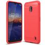 Mobigear Brushed Slim Nokia 2.2 Fleksibel TPU Bagsidecover - Rød