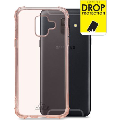My Style Protective Flex Samsung Galaxy A6 (2018) Joustava TPU Suojakuori Iskunkestävä - Soft Pink