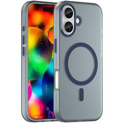 Mobigear Shockproof iPhone 17 MagSafe Hårdt Bagsidecover - Mørkeblå