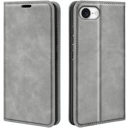Mobigear Retro Slim iPhone 17e Wallet case - Grey