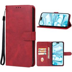 Mobigear Wallet iPhone 16 Pungetui med Seddelrum - Rød