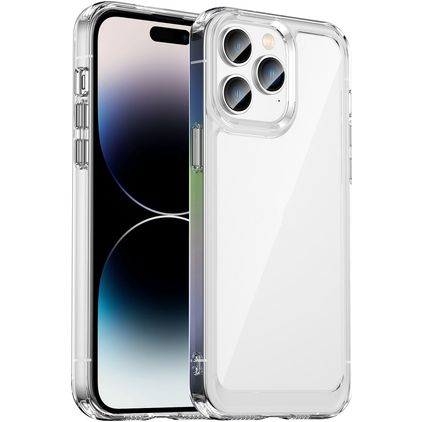 Mobigear Crystal Transparent iPhone 14 Pro Fodral Hårdplast Skal - Transparent