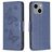 Mobigear Butterfly iPhone 15 Plus Plånboksfodral med sedelfack - Blå