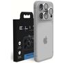 Elite iPhone 17 Pro Tvrzené sklo Ochrana objektivu fotoaparátu - kompatibilní s pouzdry - Stříbrná