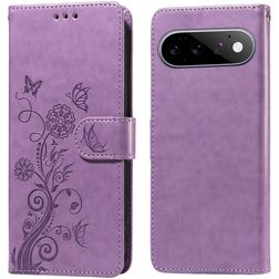 Mobigear Flowers Google Pixel 11 Pro Wallet case - Purple