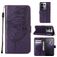 Mobigear Butterfly OPPO Reno 8 Pro 5G Pungetui med Seddelrum - Lilla