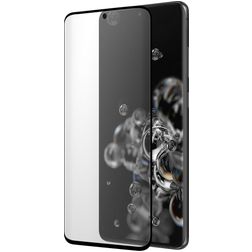 Mobiparts Curved Samsung Galaxy S20 Ultra Szkło hartowane Ochrona ekranu - Kompatybilna z etui - Czarny