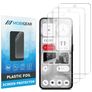 Mobigear Nothing Phone (2a) Película de ecrã em plástico - Compatível com capas (Pack de 3)