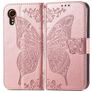 Mobigear Butterfly Samsung Galaxy Xcover 7 Wallet case - Rose Gold