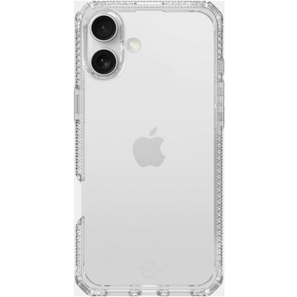 ITSKINS Level 2 SpectrumClear R Transparente iPhone 16 TPU flexible Carcasa Antigolpes - Transparente