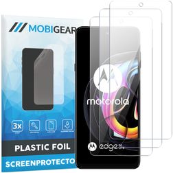Mobigear Motorola Edge 20 Lite Protezione schermo in pellicola - Compatibile con le cover (confezione da 3)