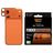 PanzerGlass FENDER iPhone 17 Pro Max Aluminium Kameraskydd - Skalvänligt - Cosmic Orange
