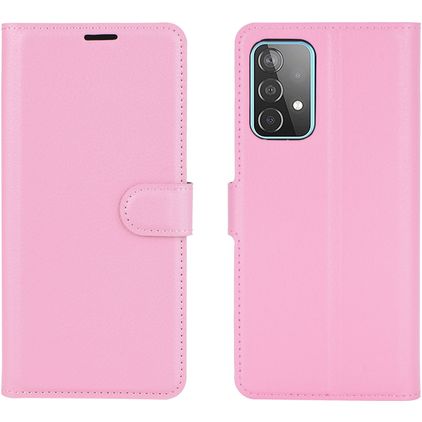 Mobigear Classic Samsung Galaxy A52 Etui z klapką typu portfel - Różowy