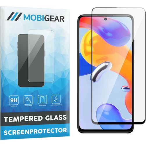 Mobigear Premium Xiaomi Redmi Note 11 Pro 4G Vidro temperado Película de ecrã - Compatível com capas - Preto