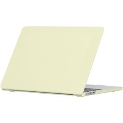 Mobigear Cream Matte MacBook Air 13 tommer (2022-2026) Hardshell Laptopcover MacBook Case - Gul - Model A2681 / A3113 / A3240 / A3449