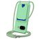 Mobigear Lanyard Card Google Pixel 10a Silicone Capa com cordão e porta-cartões - Verde