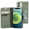 Mobiparts Classic Wallet iPhone 12 Mini Wallet case - Stone Green