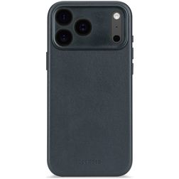 Decoded iPhone 17 Pro Aito nahka Suojakuori Iskunkestävä - Navy Shadow