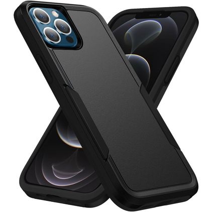 Mobigear Heavy Armor iPhone 14 Pro Max Plástico rígido Capa traseira Antichoque - Preto