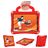 Mobigear Football iPad Air 11 Inch (2026) EVA foam Back cover + Shoulder Strap + Stand - Red