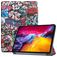 Mobigear Tri-Fold iPad Pro 11 polegadas (2022) Capa livro - Graffiti