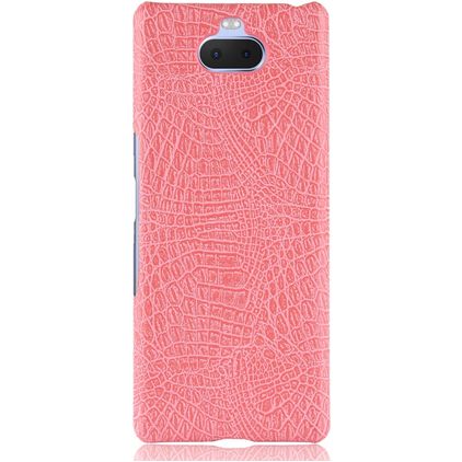 Mobigear Croco Sony Xperia 10 Plus Fodral Hårdplast Skal - Rosa