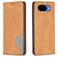 Mobigear Rhombus Slim Google Pixel 10a Plånboksfodral - Konjak