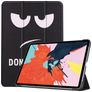 Mobigear Tri-Fold iPad Air 4 (2020) Wallet case - Do Not Touch