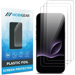 Mobigear iPhone 17 Protector de pantalla Film - Compatible con fundas (pack de 3)
