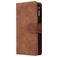 Mobigear Zipper Samsung Galaxy A41 Funda tipo libro Cartera - Marrón
