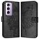 Mobigear Butterfly OPPO Reno 12 Pro Funda tipo libro Cartera - Negro