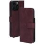 Mobiparts Classic Wallet MagSafe iPhone 16 Pro Max Lompakkokotelo + Setelitasku - Velvet Red