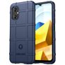 Mobigear Rugged Shield POCO M5 Flexible TPU Back cover Shockproof - Blue