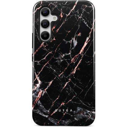 Burga Tough Samsung Galaxy A55 Fodral Hårdplast Skal Stötsäkert - Rose Gold Marble