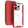 Mobigear Smart Fit iPhone 15 Pro Max Plástico rígido Funda tipo libro - Rojo