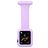 Mobigear Clip Case Correa Estilo enfermera Imperdible para Apple Watch - 46/45/44 mm - Morado