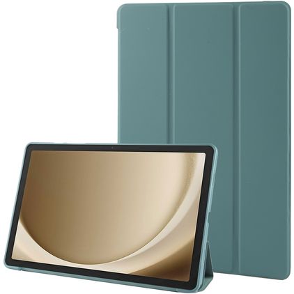 Mobigear Tri-Fold Gel Samsung Galaxy Tab A9 Plus (2023) TPU / Konstläder Plånboksfodral - Grön