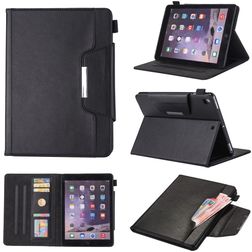 Mobigear Luxury iPad 7 (2019) Pungetui + Stylus-holder - Sort