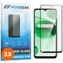 Mobigear Premium Realme C35 Cristal templado Protector de pantalla - Compatible con fundas - Negro (pack de 3)