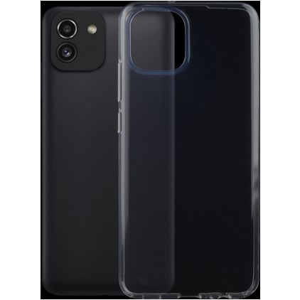 Mobigear Ultra Thin Transparentní Samsung Galaxy A03 Flexibilní TPU Extra tenké provedení Zadní kryt - Průhledná