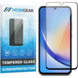 Mobigear Premium Samsung Galaxy A34 Tvrzené sklo Ochrana displeje - kompatibilní s pouzdry - Černá