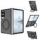 Mobigear 360 Rotating Ring Samsung Galaxy Z Fold 8 Ultra MagSafe Hårdt Bagsidecover med ringholder - Sort