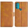 Mobigear Slim Magnet Motorola Moto G71 5G Capa livro Carteira - Conhaque